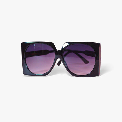 Square Oversized Mod Retro Sunglasses